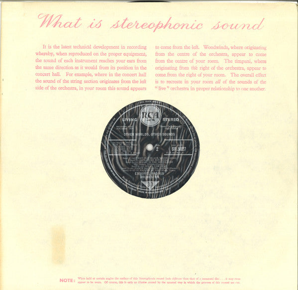 Esquivel And His Orchestra - Other Worlds Other Sounds (LP) - Discogs image 6