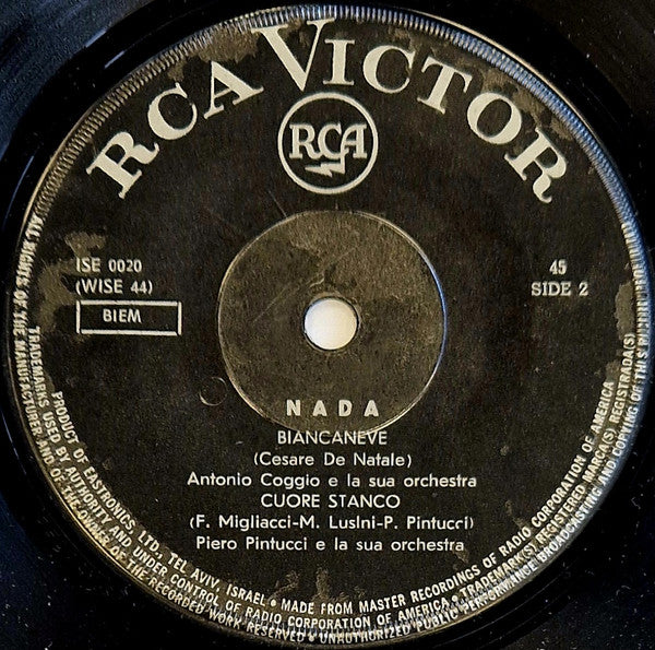 Nada (8) - Ma Che Freddo Fa / Una Rondine Bianca (7") - Discogs image 4