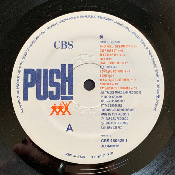 Bros - Push (LP) - Discogs image 3