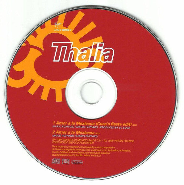 Thalía - Amor A La Mexicana (CD) - Discogs image 3