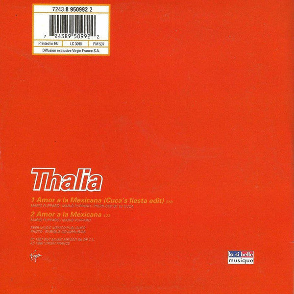 Thalía - Amor A La Mexicana (CD) - Discogs image 2