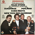 Isaac Stern, Pinchas Zukerman, Itzhak Perlman, Zubin Mehta, New York Philharmonic - 60th Anniversary Celebration From Lincoln Center (LP)