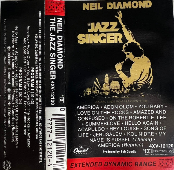 Neil Diamond - The Jazz Singer (Cassette)