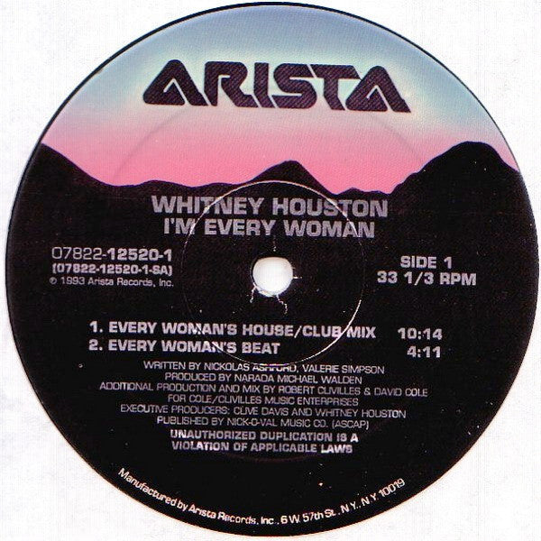 Whitney Houston - I'm Every Woman (2x12") - Discogs image 4