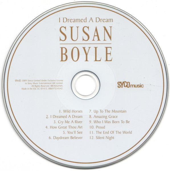 Susan Boyle - I Dreamed A Dream (CD) - Discogs image 3