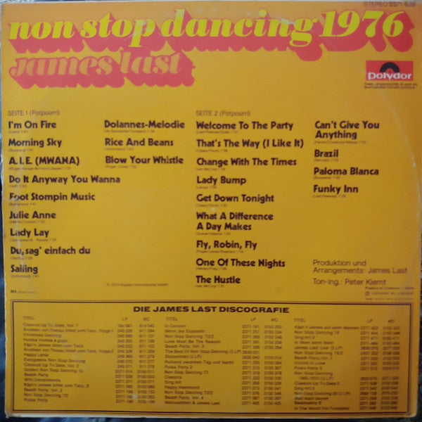James Last - Non Stop Dancing 1976 (LP) - Discogs image 2