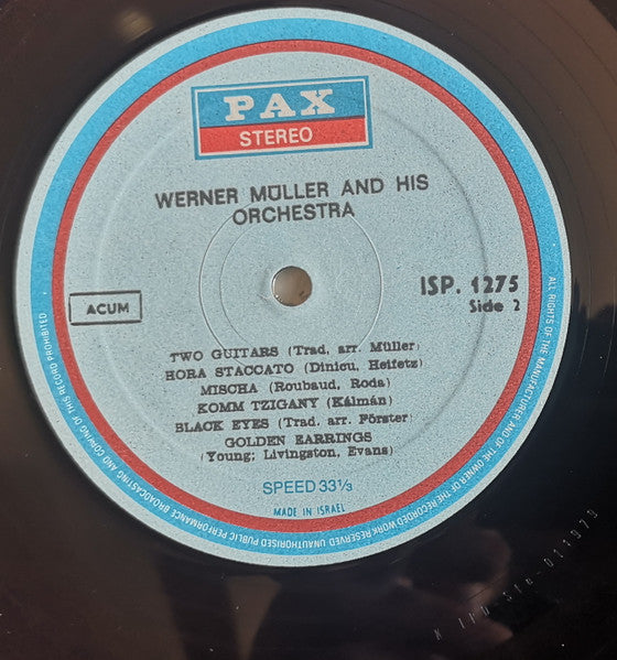 Werner Müller Und Sein Orchester - Gypsy! (LP) - Discogs image 4