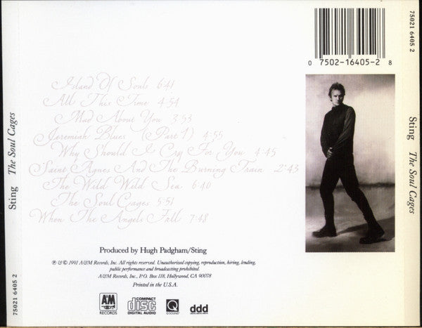Sting - The Soul Cages (CD) - Discogs image 2