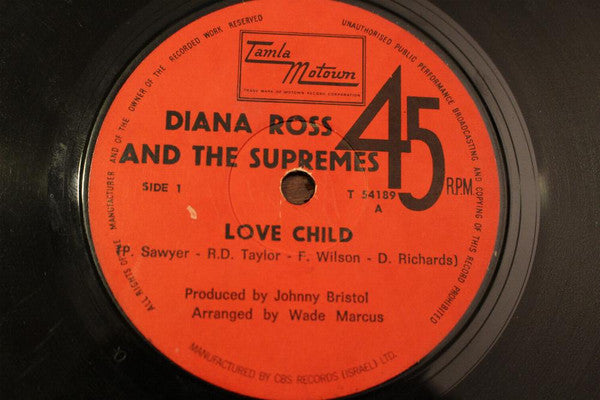 Supremes, The - Love Child (7")