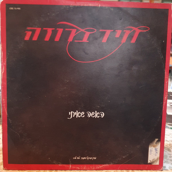 David Broza - האשה שאיתי (12")