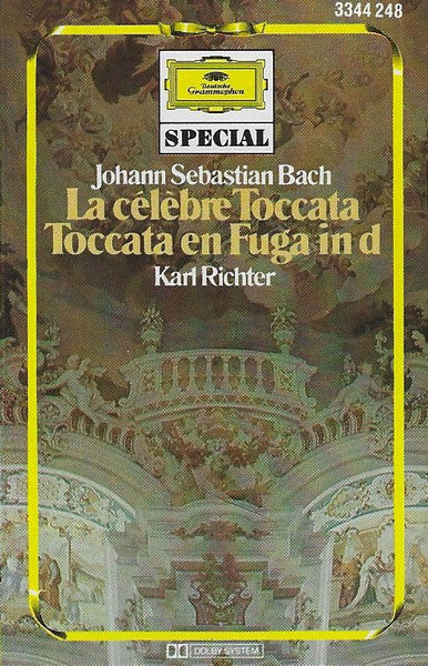Johann Sebastian Bach, Karl Richter - La Célèbre Toccata - Toccata En Fuga In D (Cassette)
