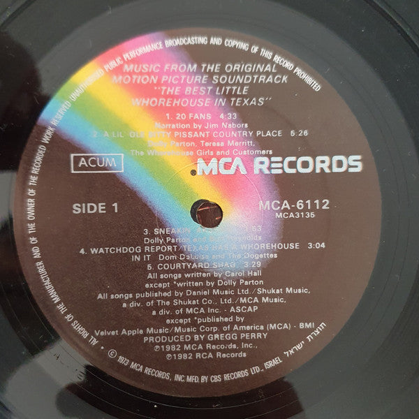 Various - The Best Little Whorehouse In Texas - Music From The Original Motion Picture Soundtrack (LP) - Discogs image 4
