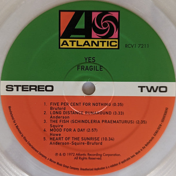 Yes - Fragile (LP) - Discogs image 4
