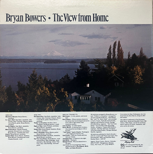 Bryan Bowers - The View From Home (LP) - Discogs image 2