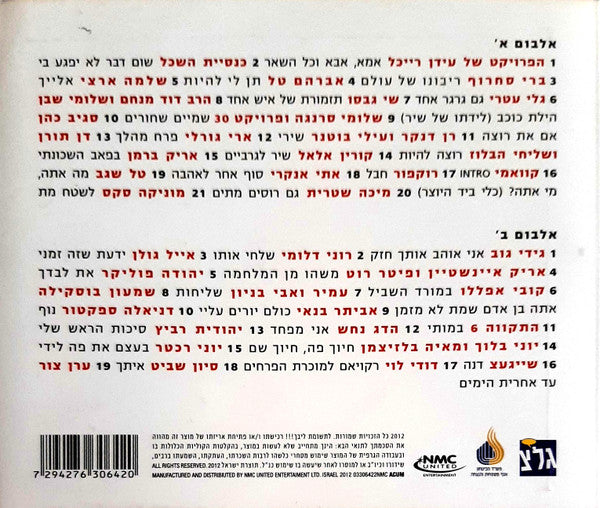 עוד מעט נהפוך לשיר: אמנים שרים שירי נופלים - Discogs image 4