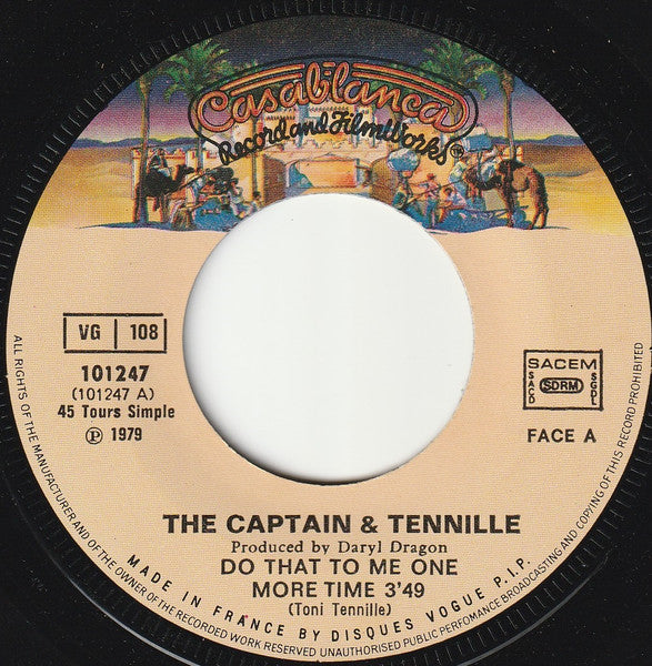 Captain And Tennille - Do That To Me One More Time (7") - Discogs image 3