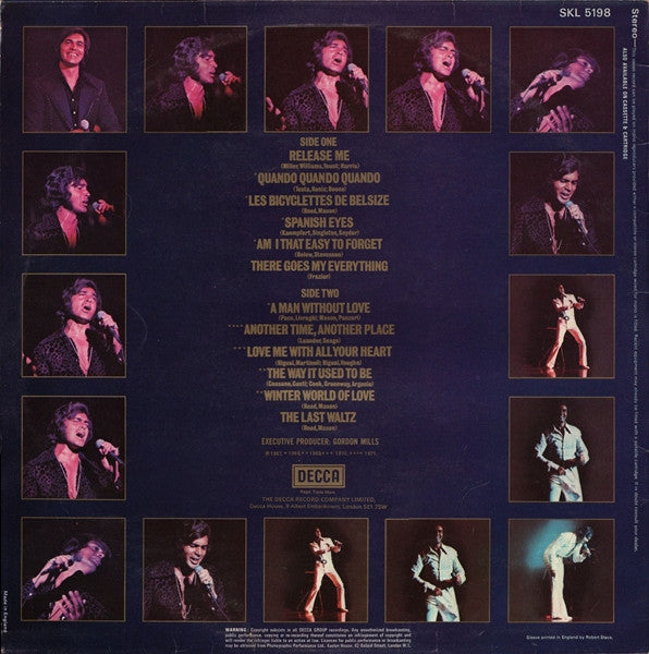 Engelbert Humperdinck - His Greatest Hits (LP) - Discogs image 2