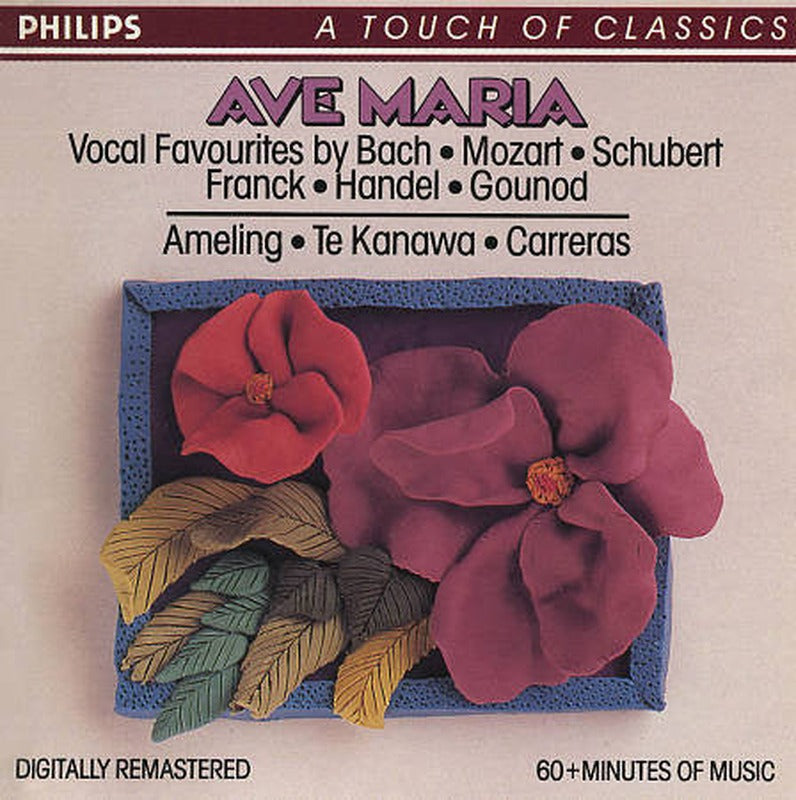 Elly Ameling, Kiri Te Kanawa, José Carreras - Ave Maria (Vocal Favourites By Bach, Mozart, Schubert, Franck, Hanel, Gounod) (CD)