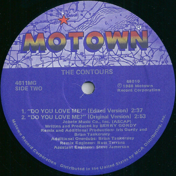 Contours, The - Do You Love Me? (12") - Discogs image 4
