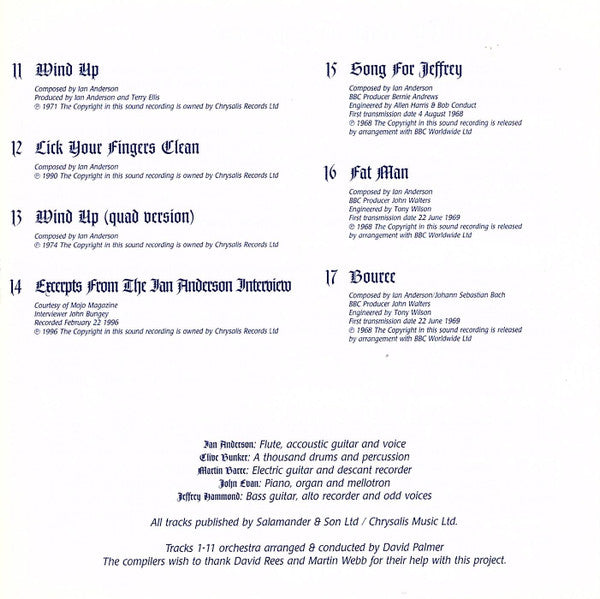 Jethro Tull - Aqualung (CD) - Discogs image 5