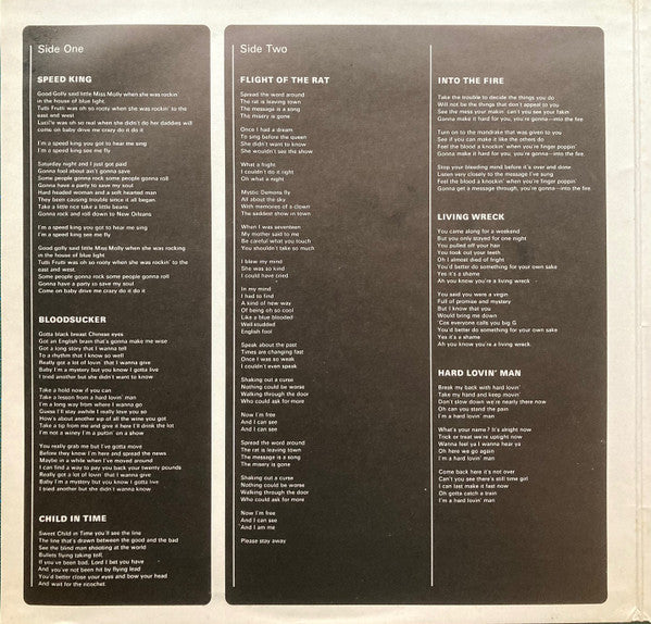 Deep Purple - Deep Purple In Rock (LP) - Discogs image 2