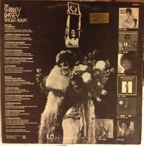 Shirley Bassey - The Shirley Bassey Single Album (LP) - Discogs image 2