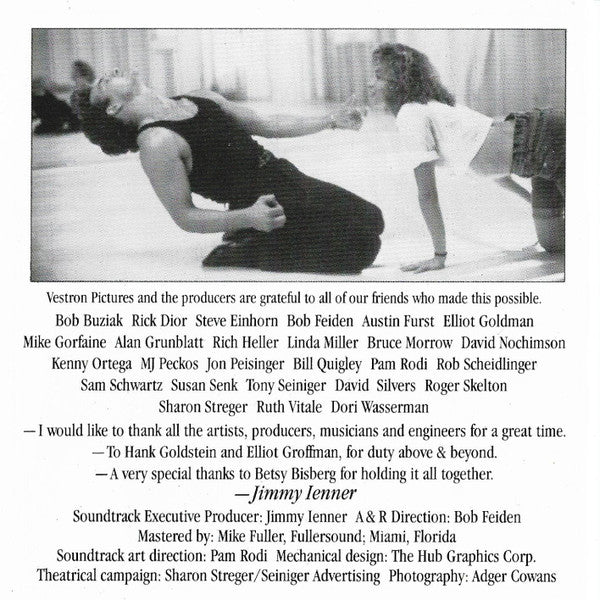 Various - Dirty Dancing (Selections From The Original Soundtrack From The Vestron Motion Picture) (CD) - Discogs image 5