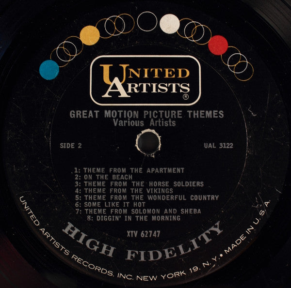 Various - Original Sound Tracks And Hit Music From Great Motion Picture Themes (LP) - Discogs image 4