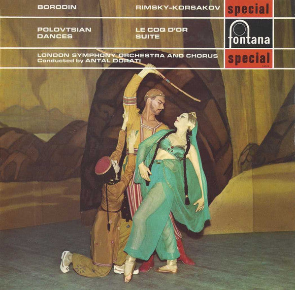 Alexander Borodin / Nikolai Rimsky-Korsakov, London Symphony Orchestra And London Symphony Chorus, Antal Dorati - Polovtsian Dances / Le Coq D'Or Suite (LP)