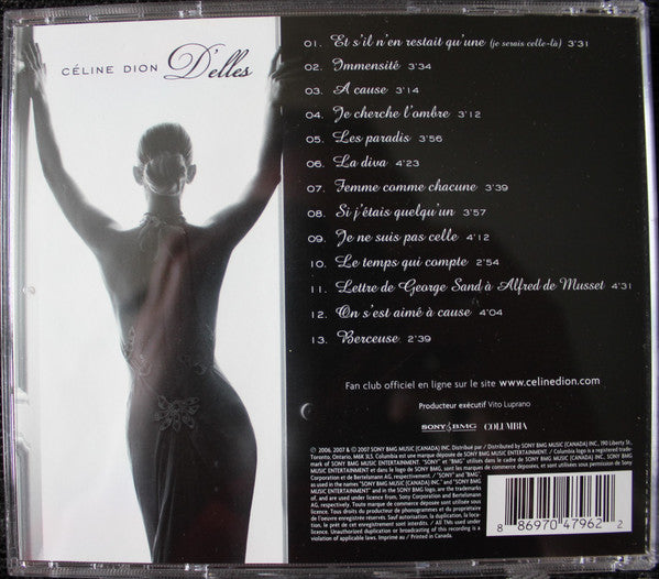 Céline Dion - D'Elles (CD) - Discogs image 2