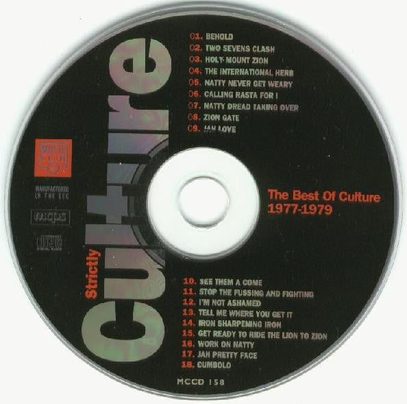 Culture - Strictly Culture - The Best Of Culture 1977-1979 (CD) - Discogs image 3