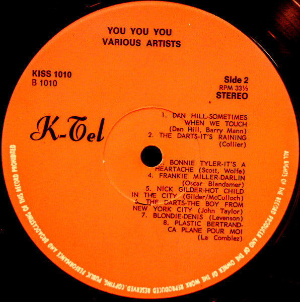 Various - You You You - 16 Nonstop Dance Party Originals (LP) - Discogs image 4