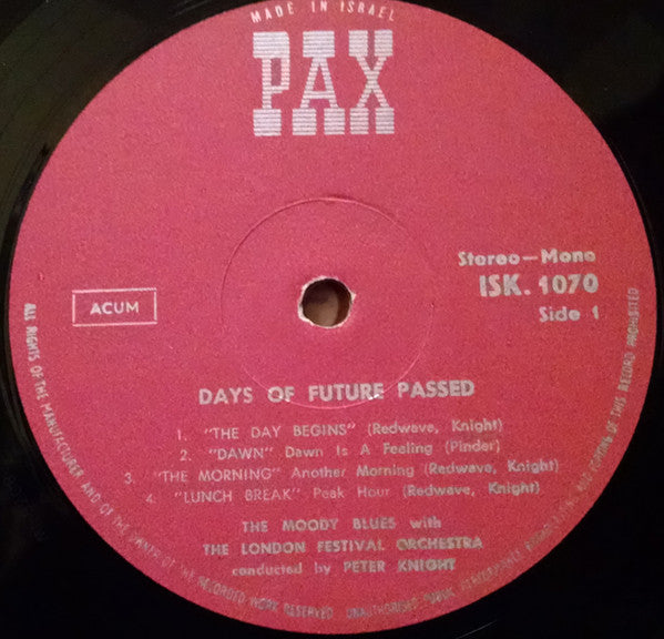Moody Blues, The - Days Of Future Passed (LP) - Discogs image 3