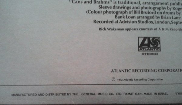 Yes - Fragile (LP) - Discogs image 3