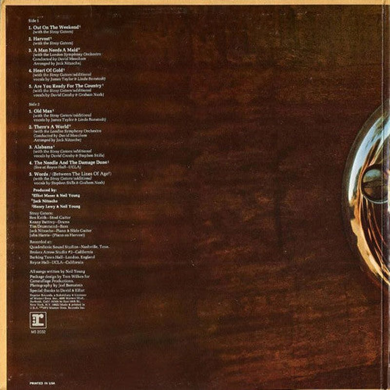 Neil Young - Harvest (LP) - Discogs image 2