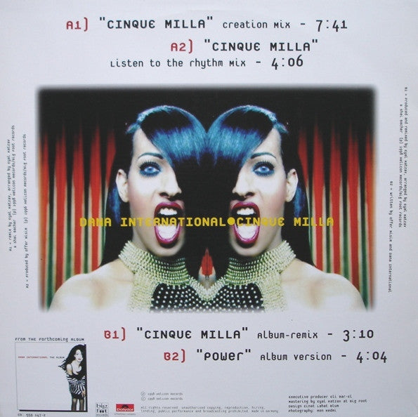 Dana International - Cinque Milla (12") - Discogs image 2