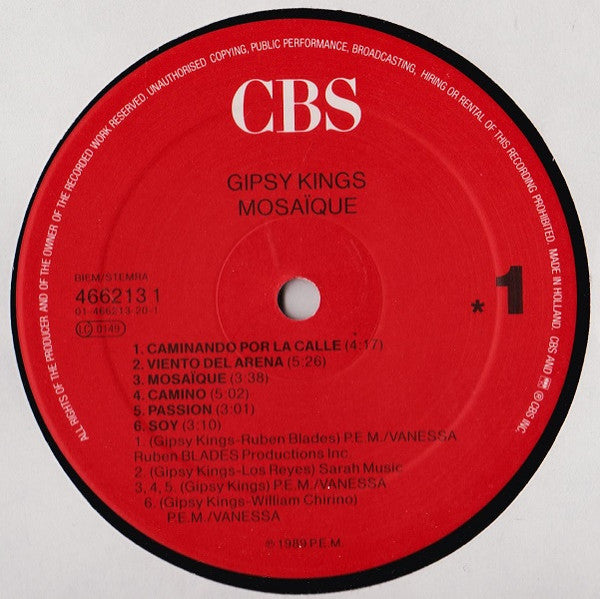 Gipsy Kings - Mosaïque (LP) - Discogs image 3