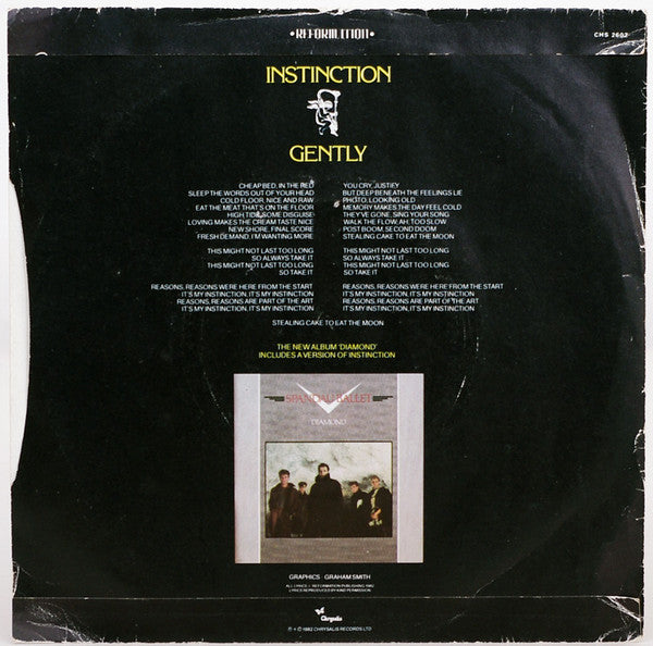 Spandau Ballet - Instinction (7") - Discogs image 2