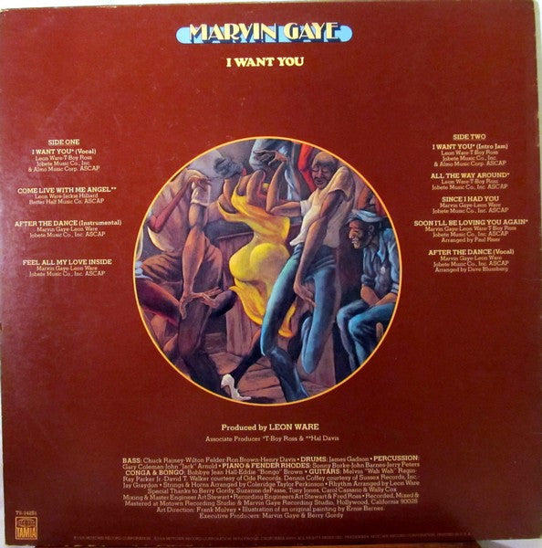 Marvin Gaye - I Want You (LP) - Discogs image 2