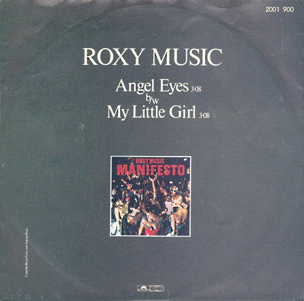 Roxy Music - Angel Eyes (7") - Discogs image 2