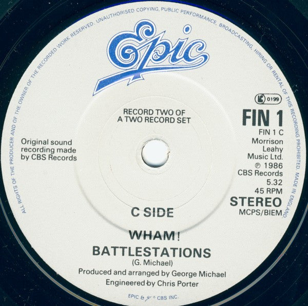 Wham! - The Edge Of Heaven (2x7") - Discogs image 7
