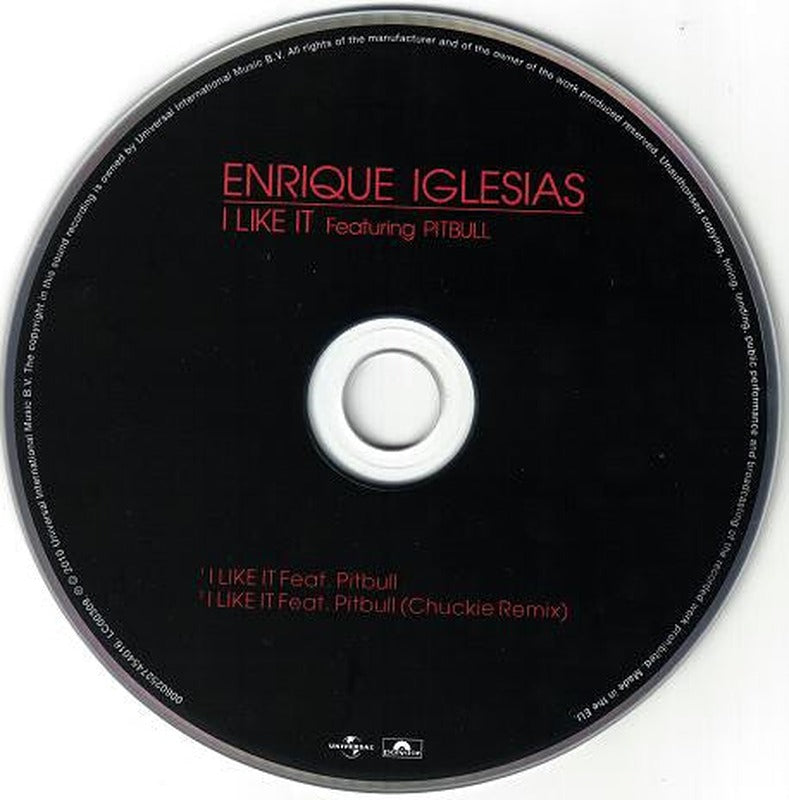 Enrique Iglesias Featuring Pitbull - I Like It (CD) - Discogs image 5