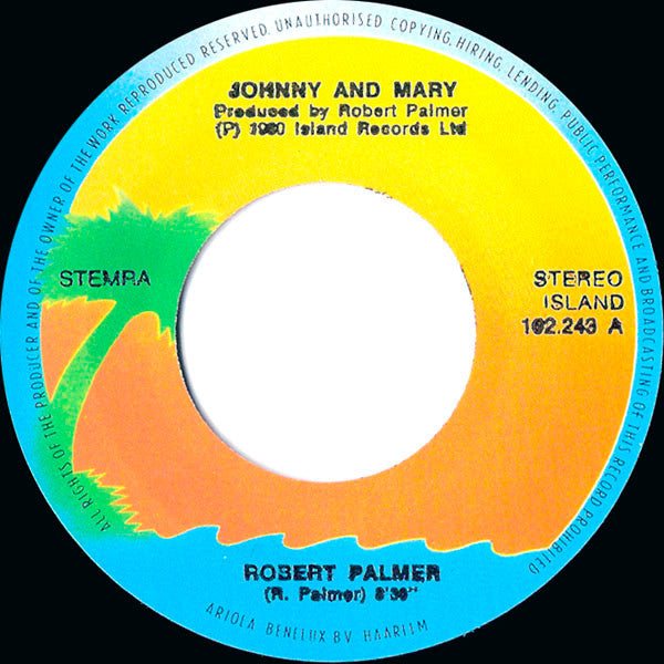 Robert Palmer - John And Mary (7") - Discogs image 3
