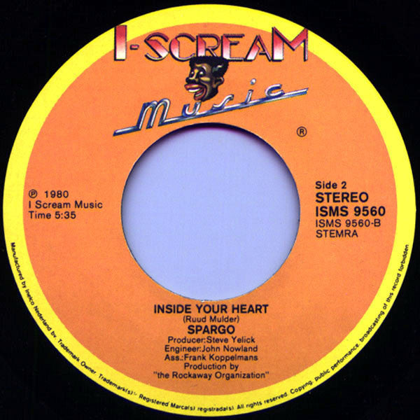Spargo - Head Up To The Sky (7") - Discogs image 4