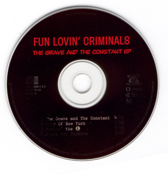 Fun Lovin' Criminals - The Grave And The Constant EP (CD) - Discogs image 5