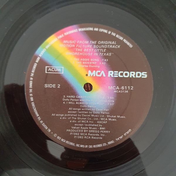 Various - The Best Little Whorehouse In Texas - Music From The Original Motion Picture Soundtrack (LP) - Discogs image 3