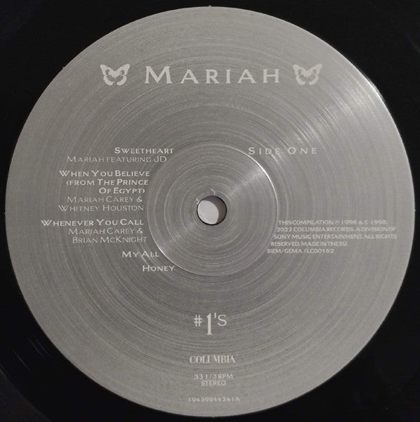 Mariah Carey - #1's (2xLP) - Discogs image 3