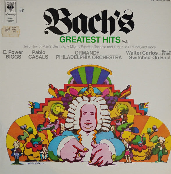 E. Power Biggs, Pablo Casals, Philadelphia Orchestra, The, Walter Carlos - Bach's Greatest Hits Vol. 1 (LP)