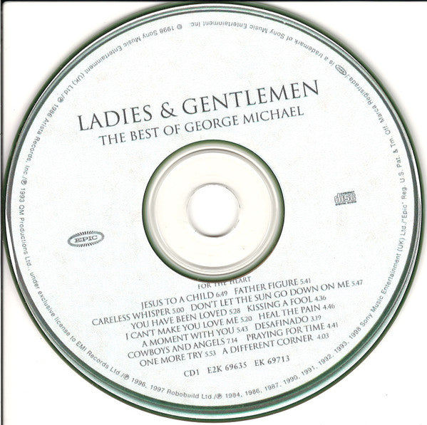 George Michael - Ladies & Gentlemen (The Best Of George Michael) (2xCDr) - Discogs image 3