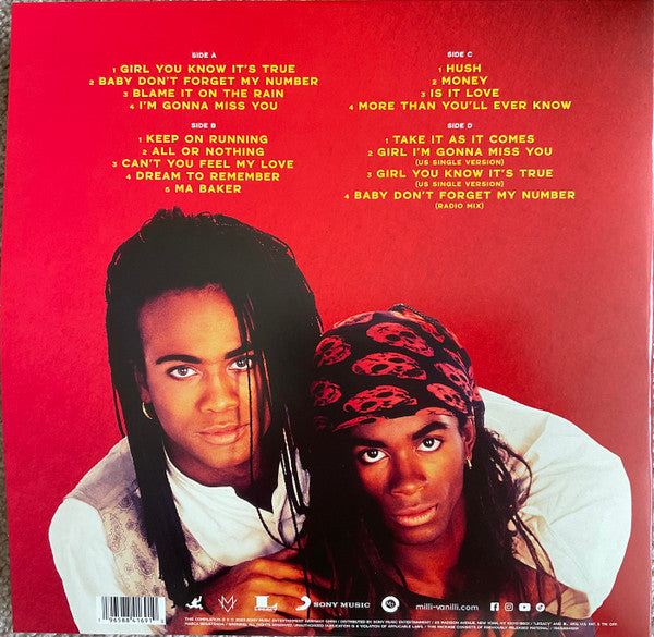 The Best Of Milli Vanilli (35th Anniversary) - Discogs image 3